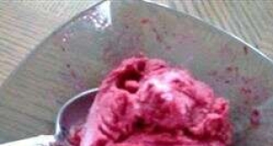 Strawberry, Blackberry, and Peach Sorbet