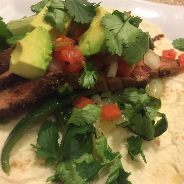 Steak and Potato Tacos with Poblano Chilies