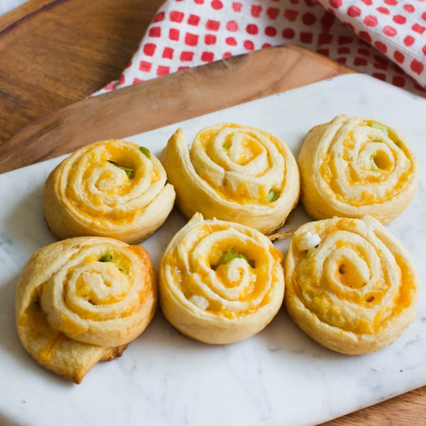 Stuffed Cheese Spirals