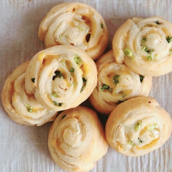 Stuffed Cheese Spirals