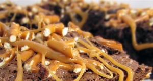 Caramel Pretzel Brownies