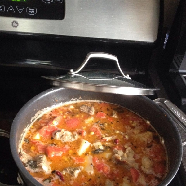 Spicy Tomato and Lentil Soup