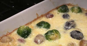 Creamy Potato-Brussels Sprouts Casserole