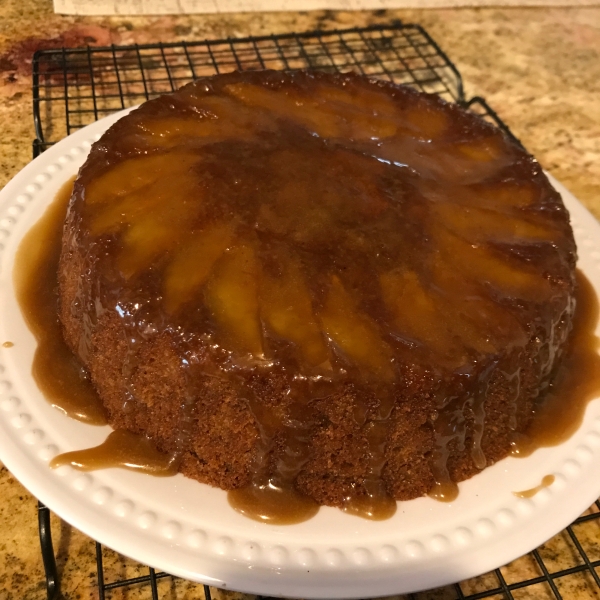 Apple Cake and Butter Sauce