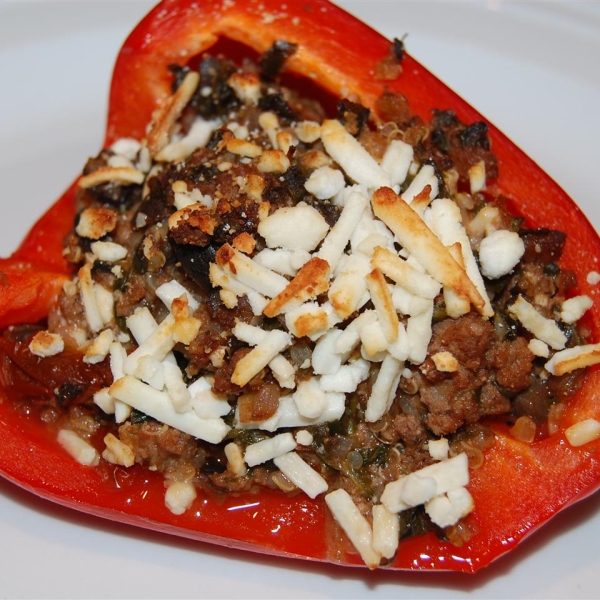 Tina's Greek Stuffed Peppers