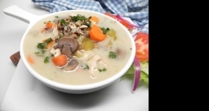 Instant Pot® Chicken and Wild Rice Soup