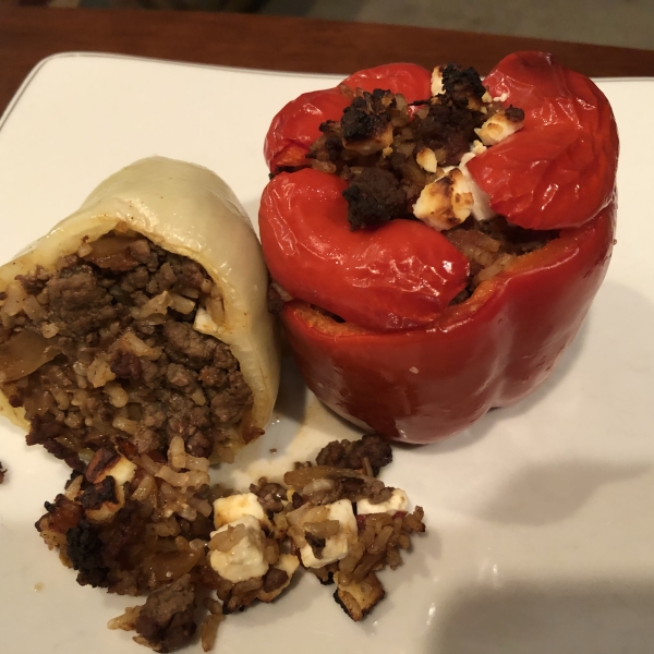 Greek Stuffed Tomatoes and Peppers (Yemista)