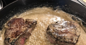 Filet Mignons With Pepper Cream Sauce