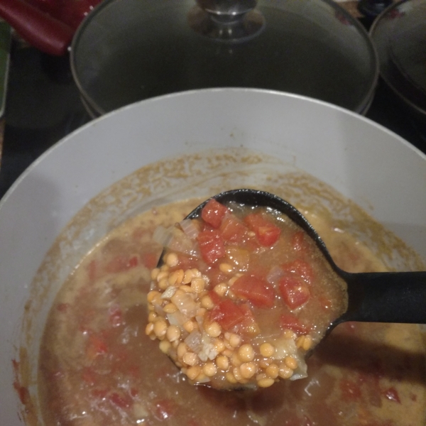 Jorge's Indian-Spiced Tomato Lentil Soup