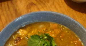 White Bean and Tomatillo Soup