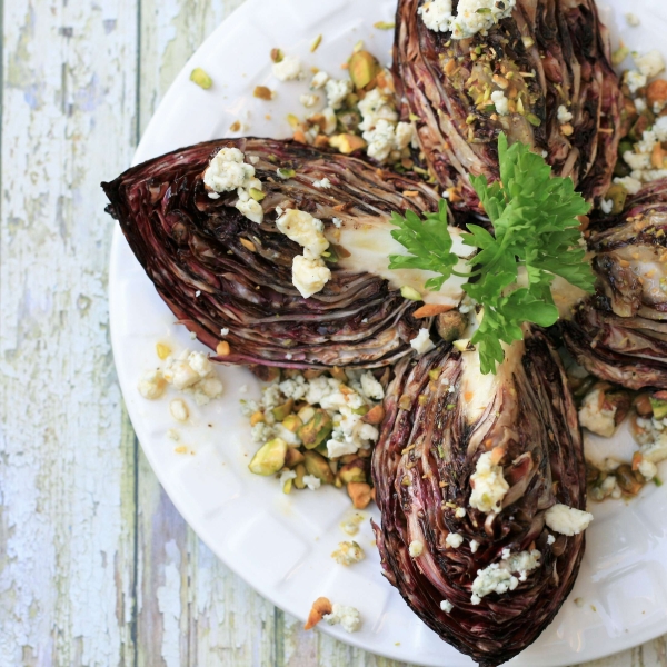 Grilled Radicchio with Blue Cheese