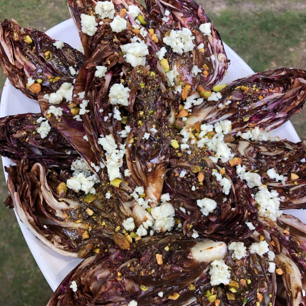 Grilled Radicchio with Blue Cheese