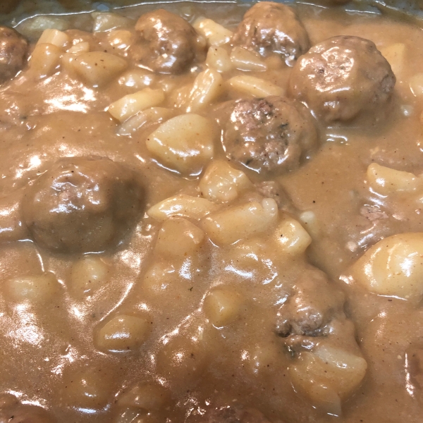 French Canadian Meatball Stew