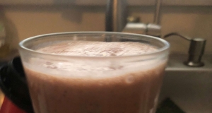 Chocolate, Strawberry, and Banana Smoothie