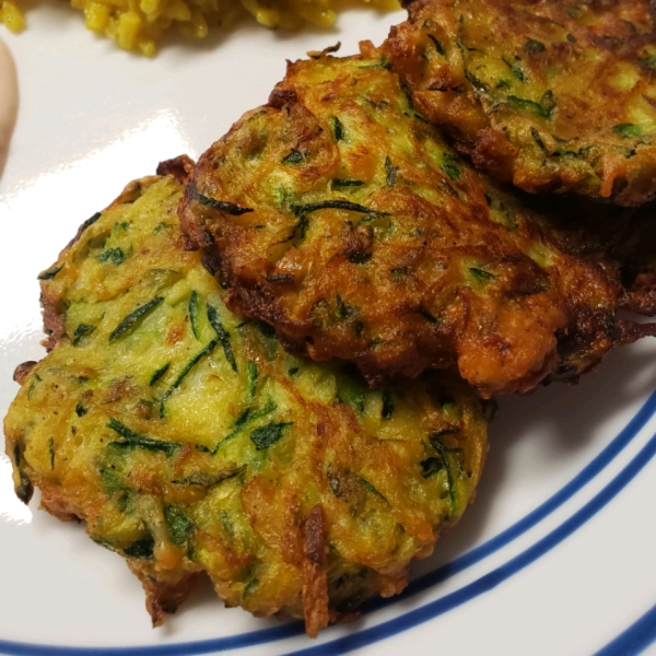 Zucchini-Parmesan Cheese Fritters