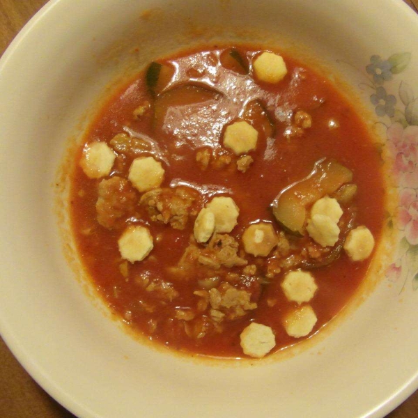 Grandma Gladys's Zucchini Soup