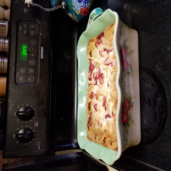 Rhubarb Custard Bars