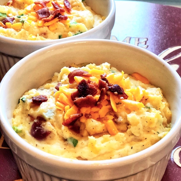 Loaded Mashed Potatoes with Bacon