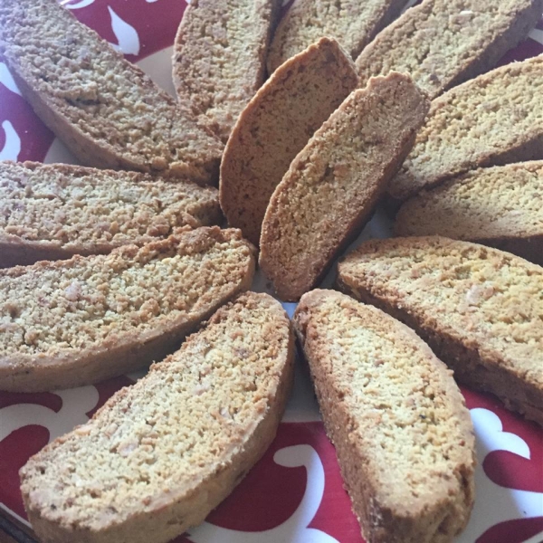 Coconut Walnut Biscotti