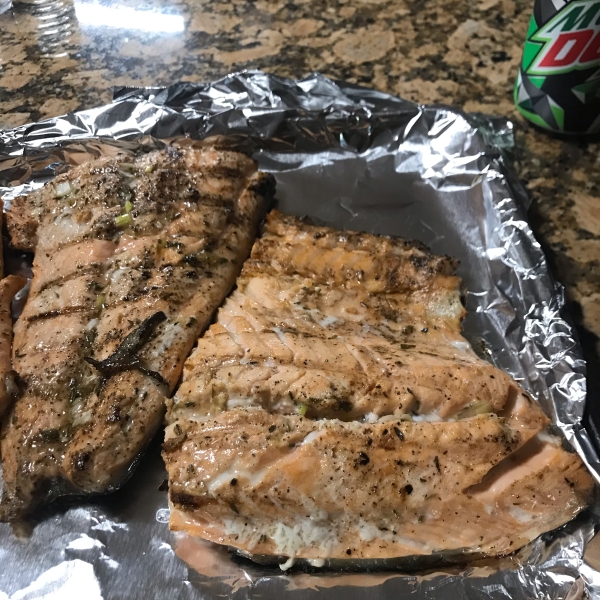 Lemon Herb Grilled Salmon