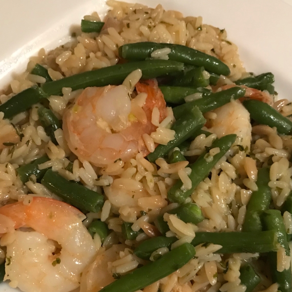 Shrimp Scampi Over Rice from Knorr®