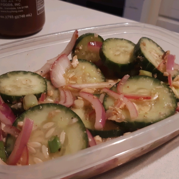 Refreshing Korean Cucumber Salad