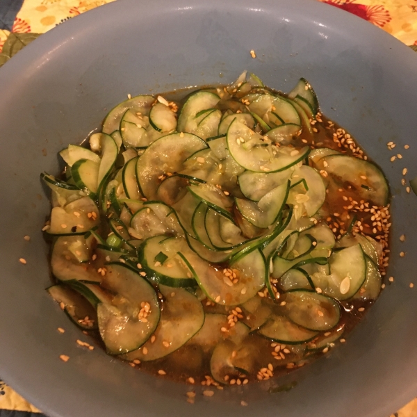 Refreshing Korean Cucumber Salad