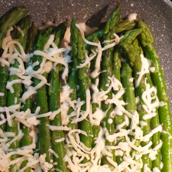 Broiled Asparagus Parmesan