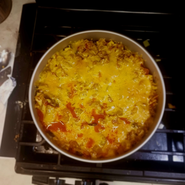 Zucchini and Ground Beef Skillet