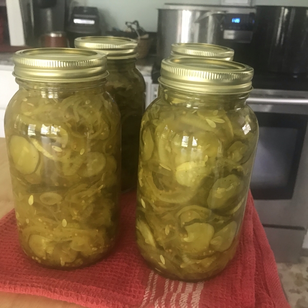 Bea and Bill's Bread and Butter Pickles