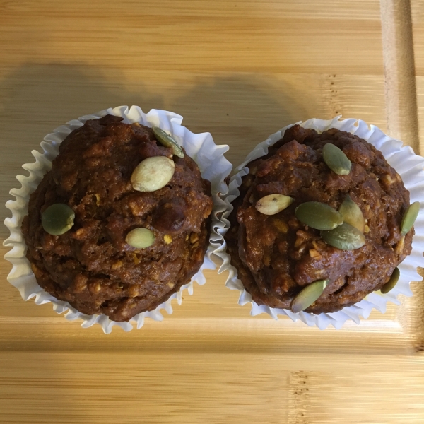 Spiced Pumpkin Molasses Muffins