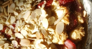 Delicious Strawberry Almond Coffee Cake - A Guilt Free Indulgence!