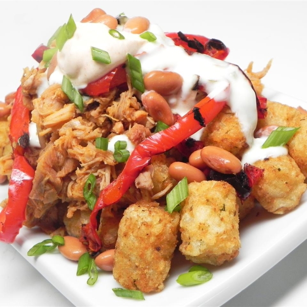 Loaded Pulled Pork Totchos