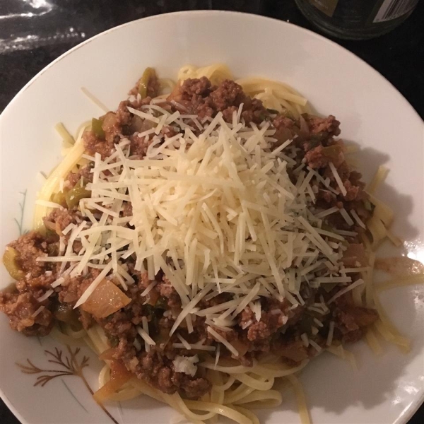 Mariu's Spaghetti with Meat Sauce