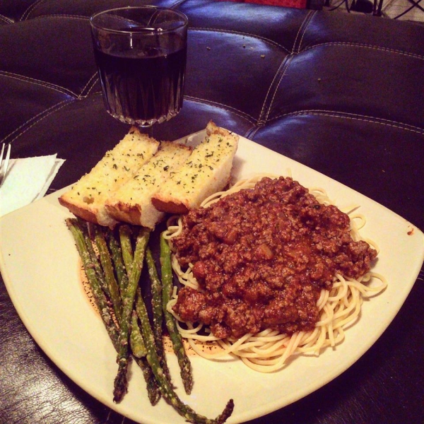 Mariu's Spaghetti with Meat Sauce