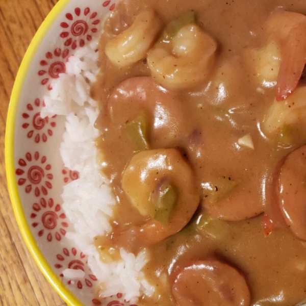 Easy Sausage and Shrimp Gumbo