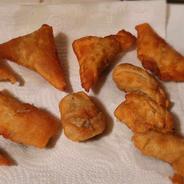 Cheeseburger Wontons