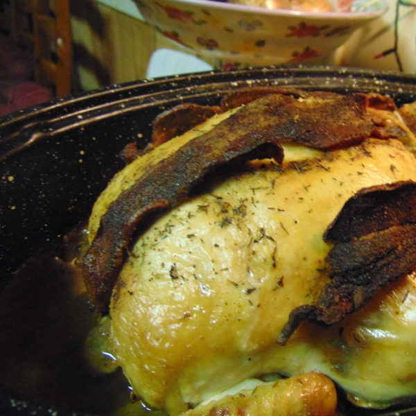 Bacon Roasted Chicken