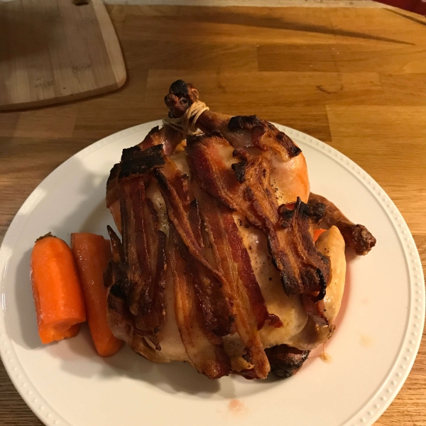 Bacon Roasted Chicken