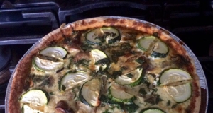 Spinach Mushroom Quiche with Tarragon