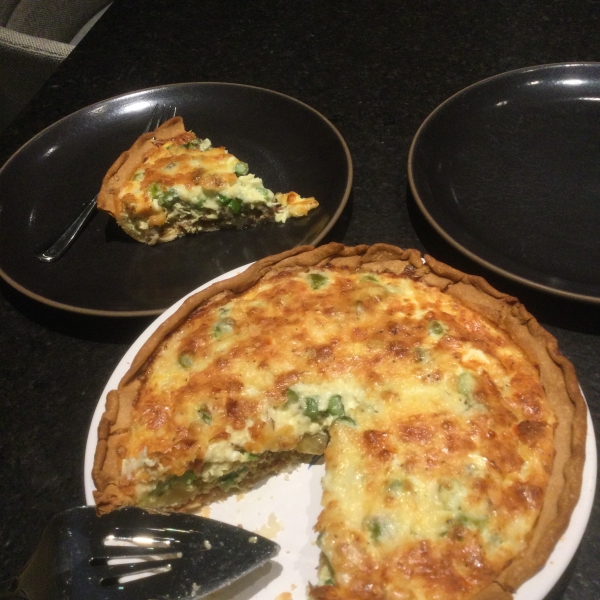 Asparagus and Mushroom Quiche