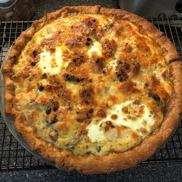 Asparagus and Mushroom Quiche