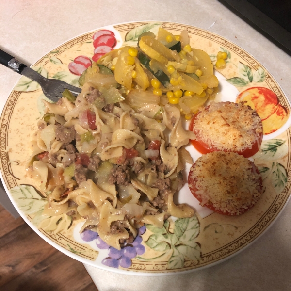 Quick Cabbage and Noodles