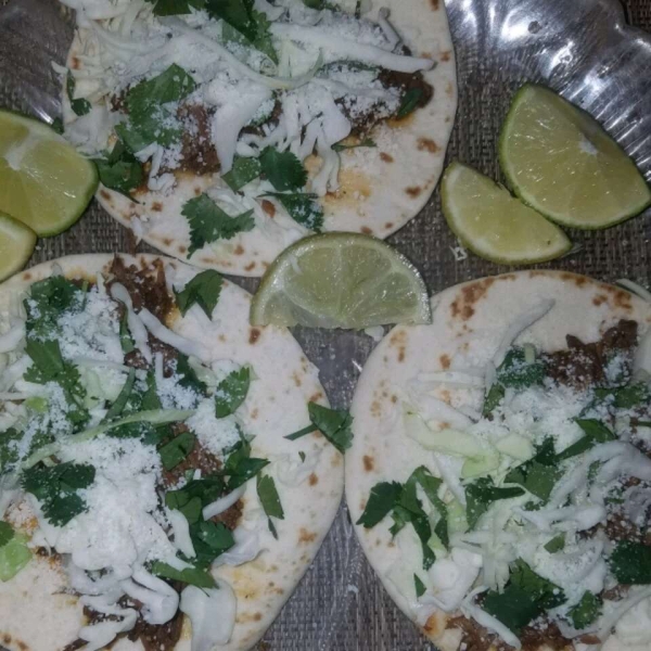 Shredded Beef Tacos with Lime