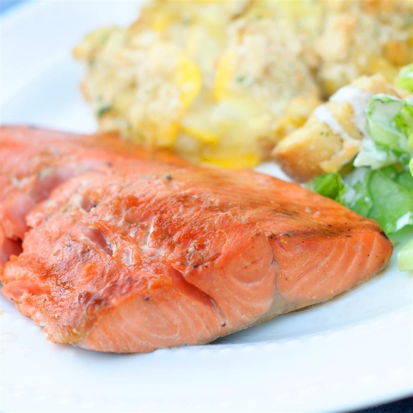 Grilled Marinated Salmon