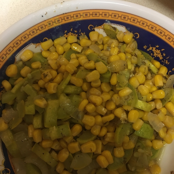 Yellow Squash and Corn Saute