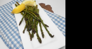 Air Fryer Asparagus with Rosemary and Balsamic