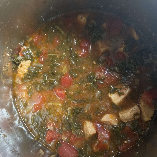 Instant Pot Keto Chicken and Kale Stew