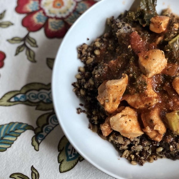 Instant Pot Keto Chicken and Kale Stew