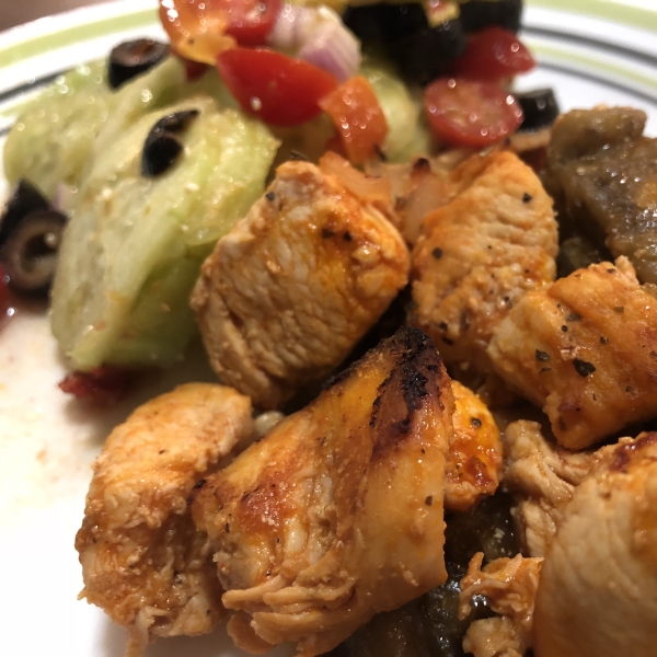 Mediterranean Chicken with Eggplant